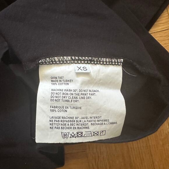 Gosha Rubchinskiy Hammer Sickle SS16 black t-shirt Size XS - Picture 2 of 5